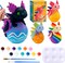 JMMICO Paint Your Own Axolotl Lamp Kit, Axolotl Crafts Night Light, Gifts for Kids, Arts and Crafts for Kids Ages 4-8, Girls Boys Birthday Christmas Gifts 6 7 8 9 10 11 12 Years Old